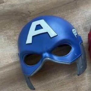 Captain America Blue Superhero Kids Costume Mask